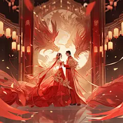 中国风情侣婚礼