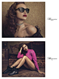 #Ad Campaign# Blumarine F/W 2017 : #Irina Shayk# by Luigi & Iango. 曼妙妩媚的意大利“蓝色情人”秋冬广告. 产后回归的Irina Shayk,状态依旧美好.​​​​