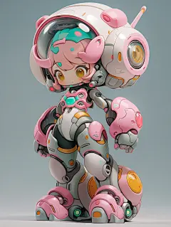 {AI系列}3D现代，科技角色（卡通，写实）