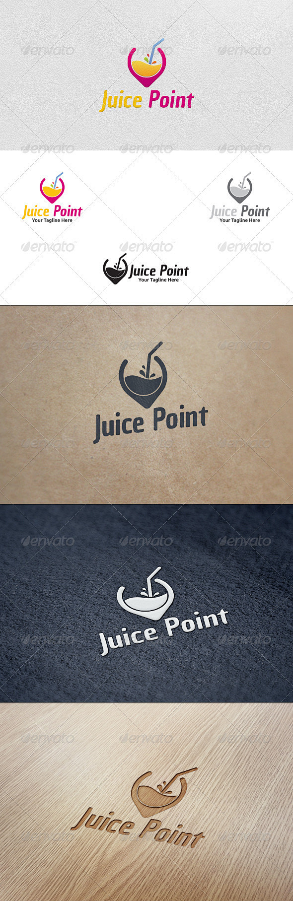 汁点-标志模板食品标志模板Juice Point - Logo Template - Food Logo Templates酒吧、品牌、可乐 ...