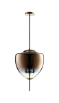 Ember 3 Light Pendant in Satin Copper design by Cyan Design