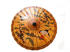 诗玛哈 泰国工艺品 仿古油纸伞婚礼伞摄影伞仙鹤图案-tmall.com天猫