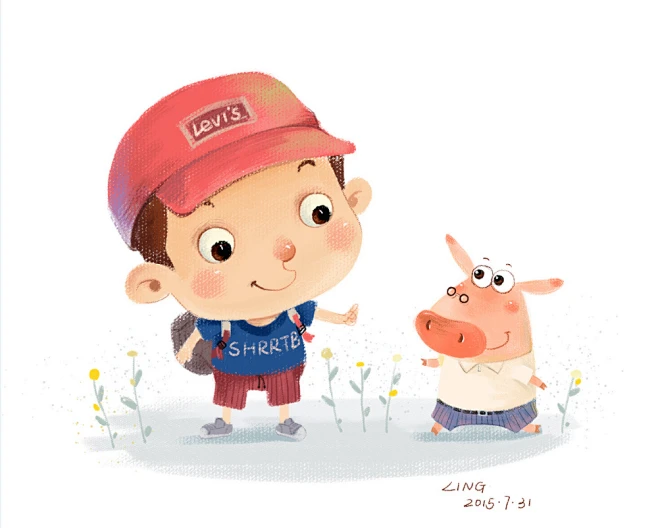 儿插-谢小玲__涂鸦王国插画