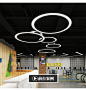 led拼接Y灯造型办公室健身房超市商场网咖灯异形创意工业风吊灯-淘宝网