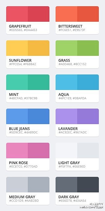 【最常用最舒服的12种颜色】时尚清新，含...