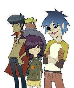 金鱼系李白采集到Gorillaz