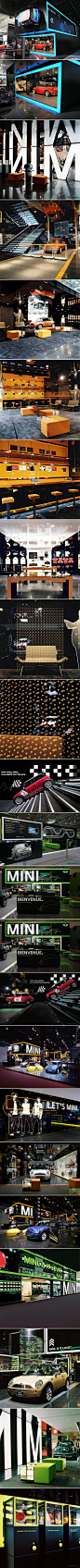 【Mini Cooper 展位(东京/巴黎/底特律/日内瓦)】dan pearlman Markenarchitektur 为 BMW Group 设计的分别位于东京/巴黎/底特律/日内瓦的Mini Cooper 展位。http://bit.ly/1aEfHDV