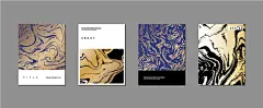 创意自然抽象艺术不规则花纹大理石背景图案插画海报设计素材S741-淘宝网