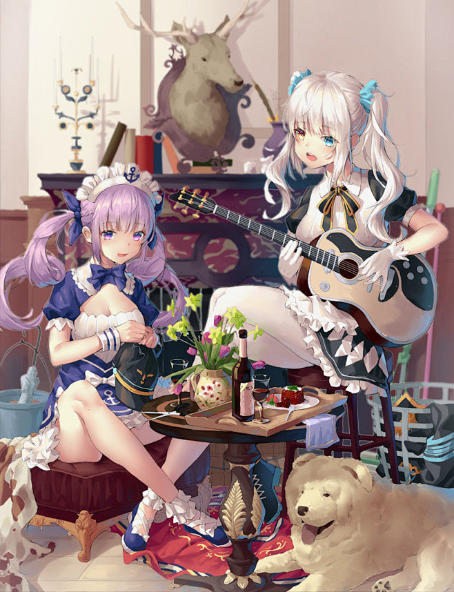 [pixiv]P站吉他 – 叽哩叽哩游戏...