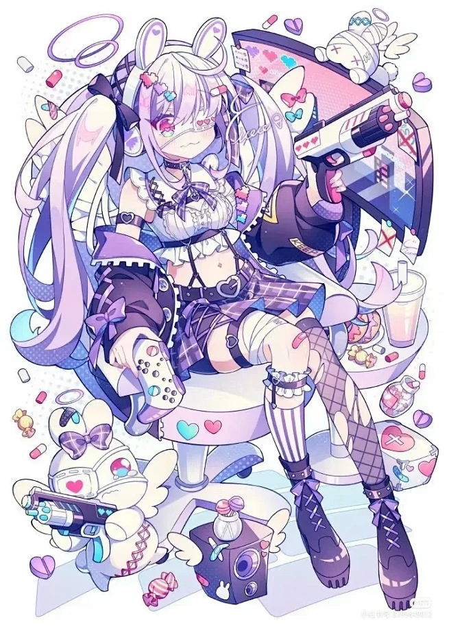 少女插画第12篇 - 小红书