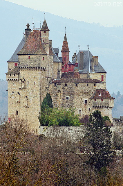 中世纪城堡，上萨瓦省，法国