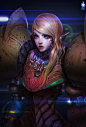 Samus Aran Portrait by Zeronis - Paul Kwon - CGHUB