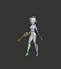 一套女双枪BIP动画 - 动作源文件下载 - CGJOY