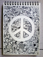 PEACE Doodles by kerbyrosanes