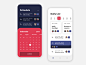 Calendar App UI Design schedule calendar visual design visual ios iphone x iphone design ux app ui