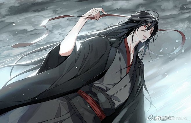 78魔道祖师gearous作品魏婴魏无羡古风美男手绘tv动画小说同人插画