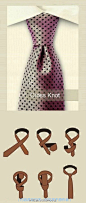 实用帖：领带的9种经典打法，男生女生都看看吧！
