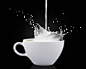 饮食,饮料,影棚拍摄,杯,牛奶_142325221_Splashing milk_创意图片_Getty Images China