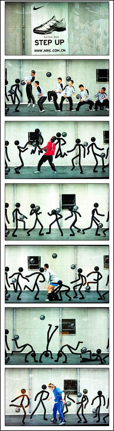NIKE--地铁站广告设计欣赏 #采集大...