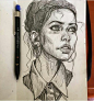 drawing, art, and draw image
