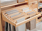 Pull-Out Pant Rack  A pull-out pant rack keeps pants looking freshly pressed and makes it easy to find your favorite pair. Photo courtesy of...: 