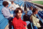 British rock band Oasis at Manchester City's Maine Road stadium Manchester 2nd August 1994 Left to right drummer Tony McCarroll rhythm guitarist Paul...