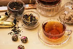下午茶,热饮,古老的,古典式,泥土,饮料,过去,白色,瓷器,竹子