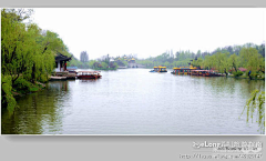 Zhangtian123采集到瘦西湖_烟雨扬州 美景如