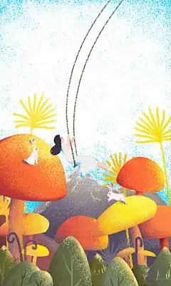 behance上那些扁平风加躁点的插画是怎么画的？ - 知乎