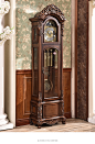 德国赫姆勒欧式机械落地钟座钟客厅别墅立式钟表中式复古美式摆钟-淘宝网