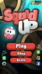 手机游戏ui《squidup》界面设计-gameui