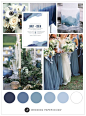 Share Tweet + 1 Mail A splash of dusty blues and a dab of navy blue remind us of a beautiful watercolor. Paint your love ...: 