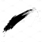 毛笔笔刷基础装饰元素-SVG7