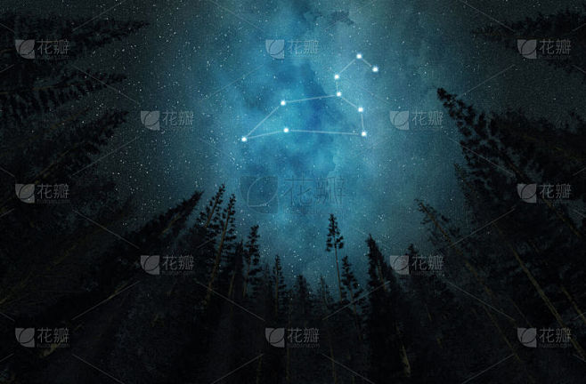 天空,夜晚,星座,星星,狮子座,水,星系,望远镜,水平画幅,无人