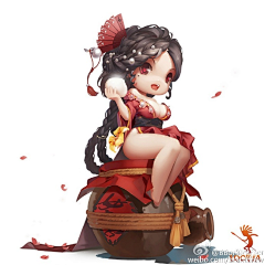SONG月一采集到Q-Q版设计