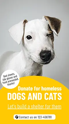 Literary Animal Shelter Donation Propaganda Ecommerce Story