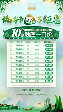 【源文件下载】 海报 房地产 中国传统节日 端午节 特价房 活动 169219