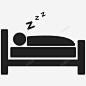 睡眠休息快速眼动图标 行动 icon 标识 标志 UI图标 设计图片 免费下载 页面网页 平面电商 创意素材