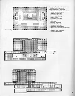 AD 经典：拜内克古籍善本图书馆,Plan. Image © Ezra Stoller/Esto