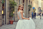 Eddy K. Milano 2018 : Italian Wedding Dress  Designer 2018 Lookbook shooting at Milano streets.