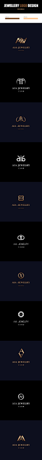 企业珠宝LOGO设计，珠宝图标，钻石Logo设计