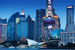 Shanghai at night, China