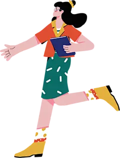 扁平人物-女性白领