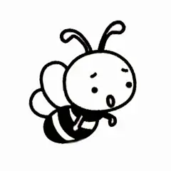 小蜜蜂简笔画