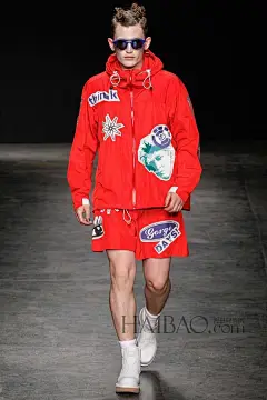 反数字时代的拼贴艺术！Christopher Shannon 2015春夏男装秀！海报时尚网带你亲临2015春夏伦敦男装周_第4页_Christopher Shannon