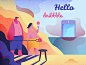 Hello dribbble small sizeqdsafsa