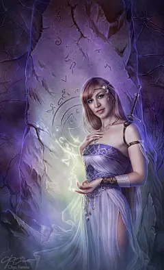 Olga Fomina幻想风格人物插画作品