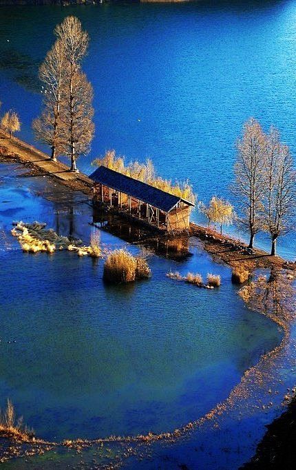 【泸沽湖】情人的眼泪，蓝色的爱。