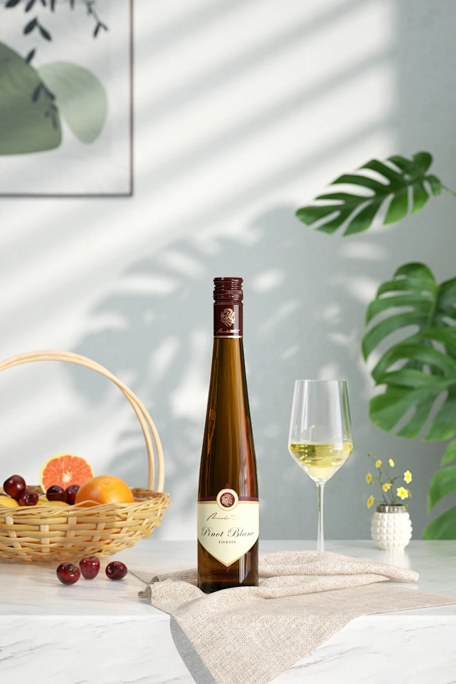 阿布斯白皮诺冰白葡萄酒750ml2015场景图1-花瓣网