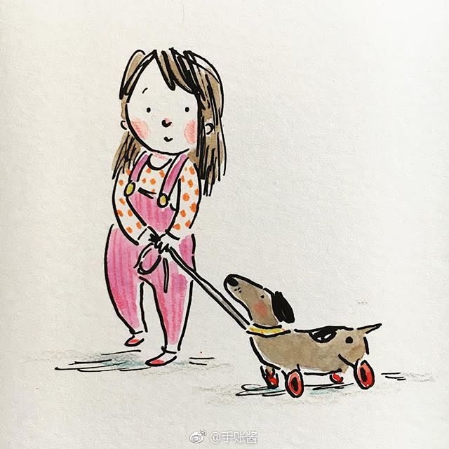 手绘简笔画
ins：doodleyboo...